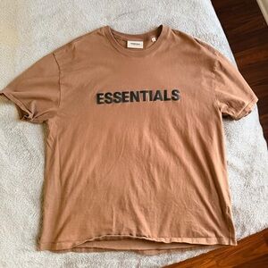 Fear of God Essentials Tan Men's T-Shirt